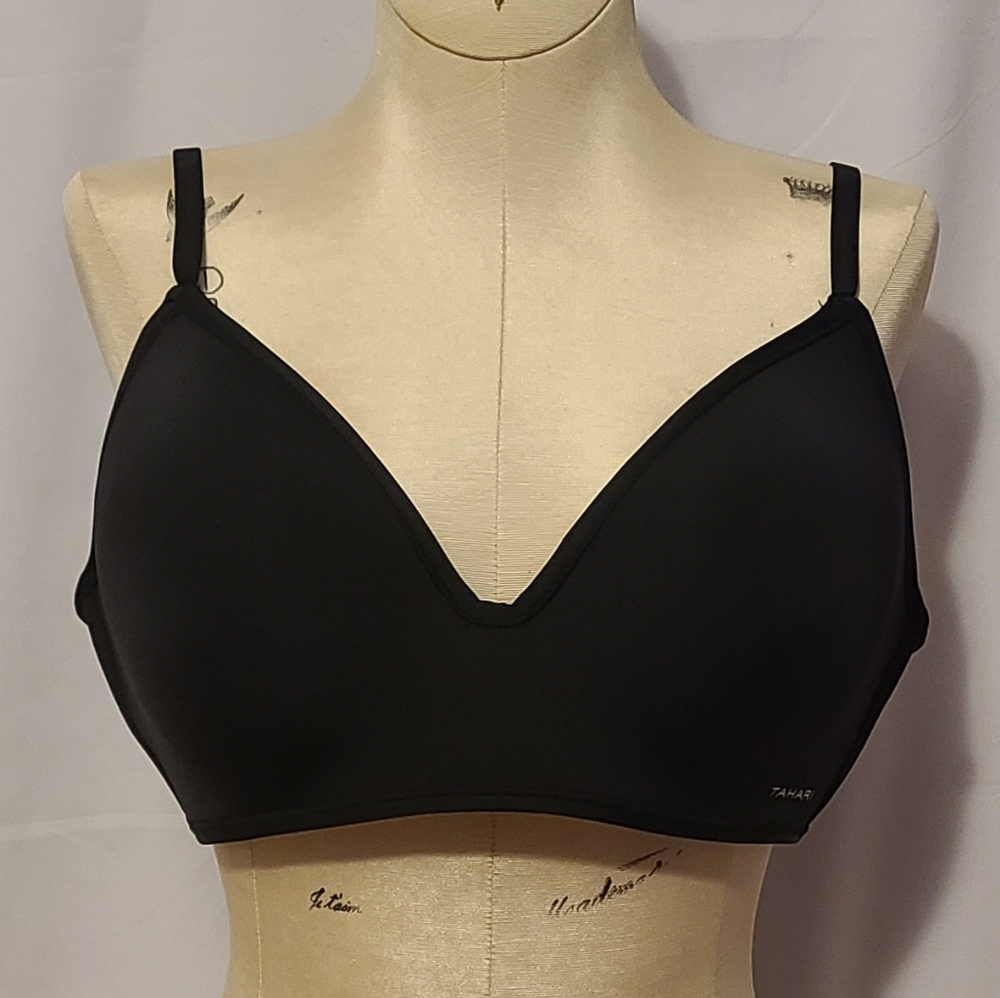 Tahari Black Moulded Wireless Bra - Picture 11 of 11